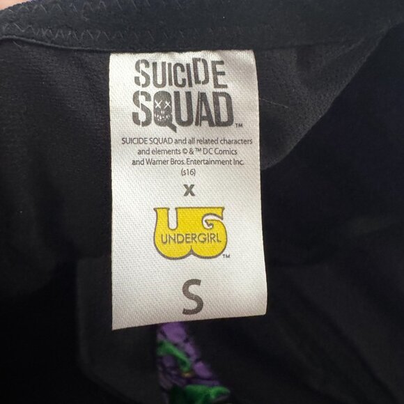 DC Comics The Joker Lace up Halter Top Small Purple Green Corset Costume Cosplay - Picture 11 of 12